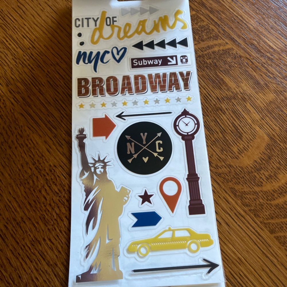 New York Paper House Sticky Pix Clear Cuts & Cardstocks Stickers - Picture 6 of 8